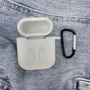 Transparent Airpods Case Silicone w/ Key Ring